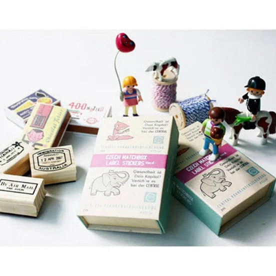 Czech Matchbox Label Stickers-Ver.04