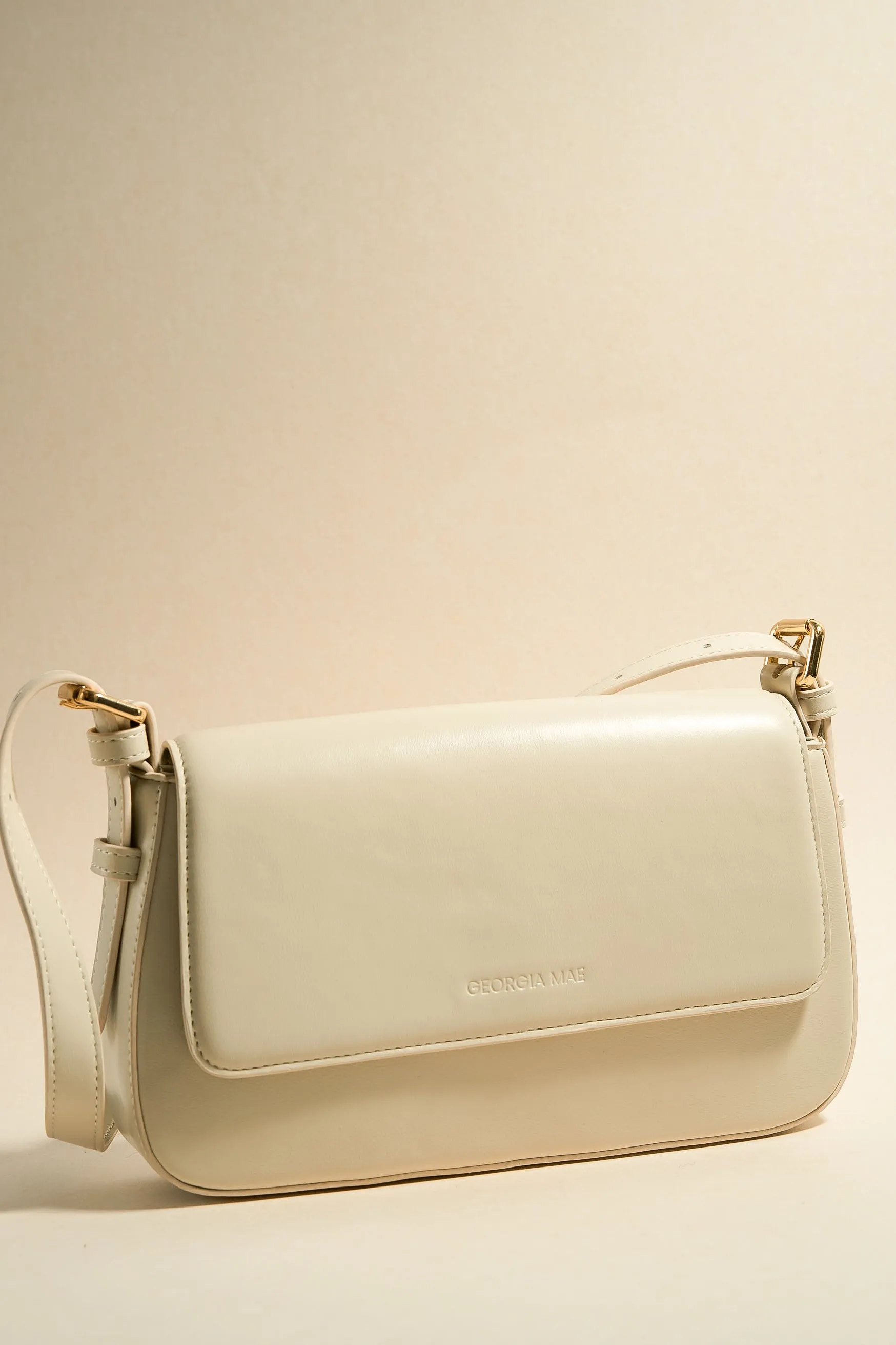 Date Night Cream Shoulder Bag