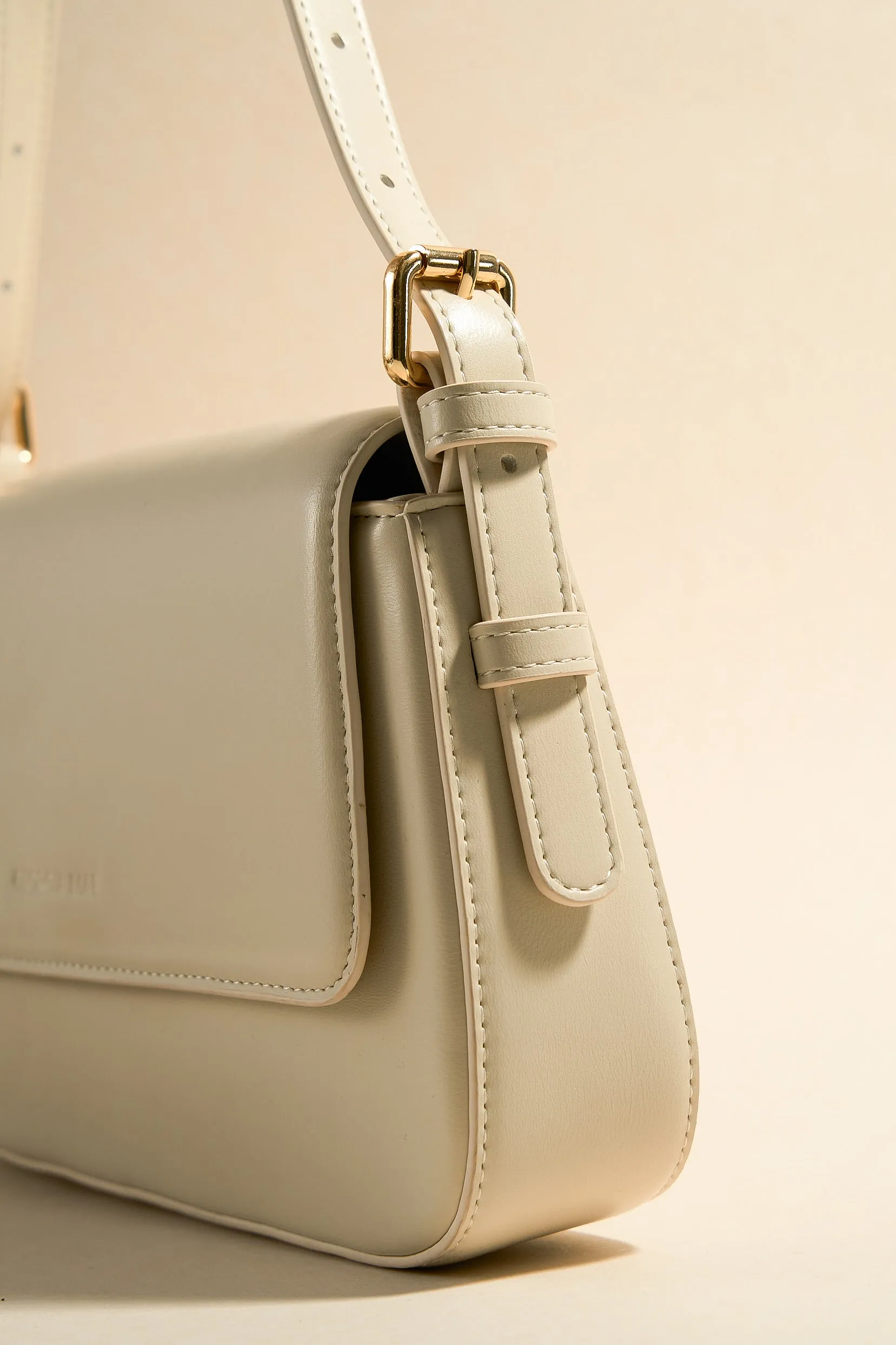 Date Night Cream Shoulder Bag
