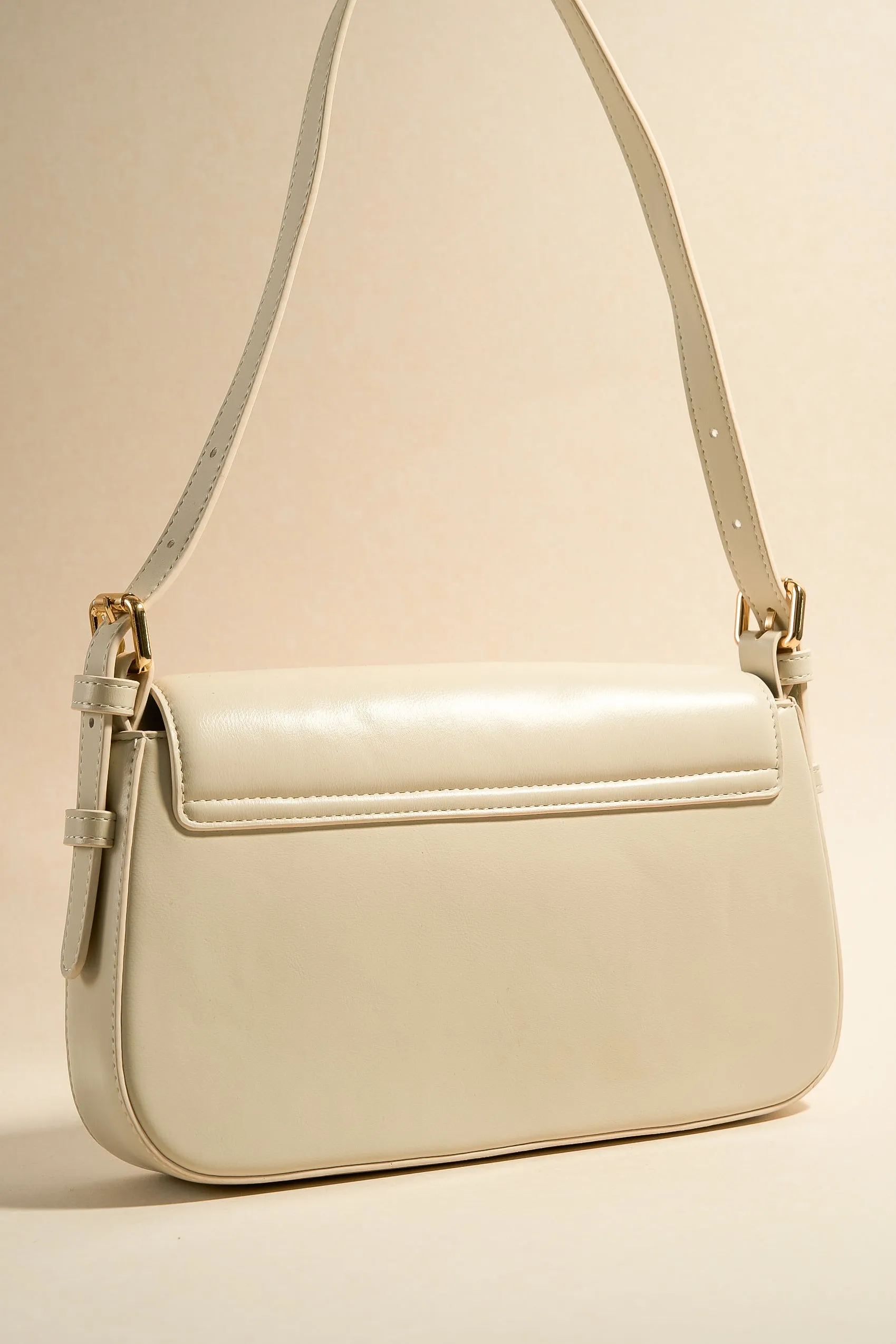 Date Night Cream Shoulder Bag