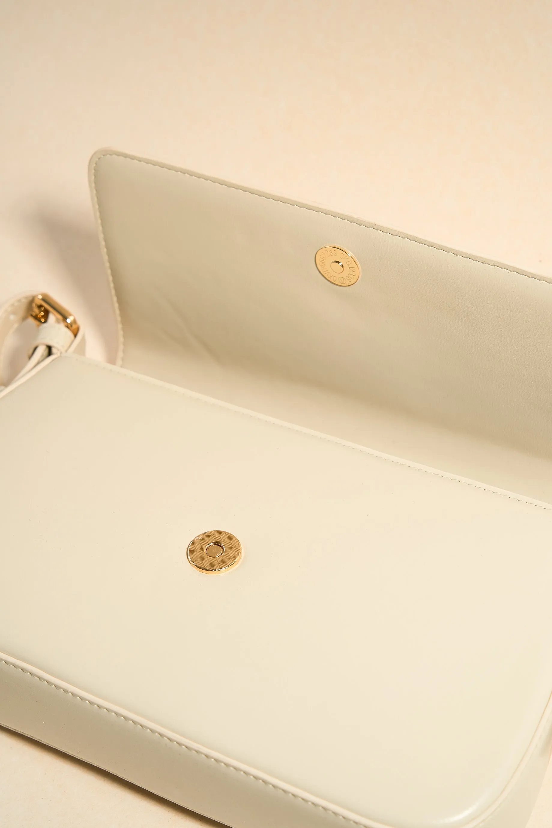 Date Night Cream Shoulder Bag