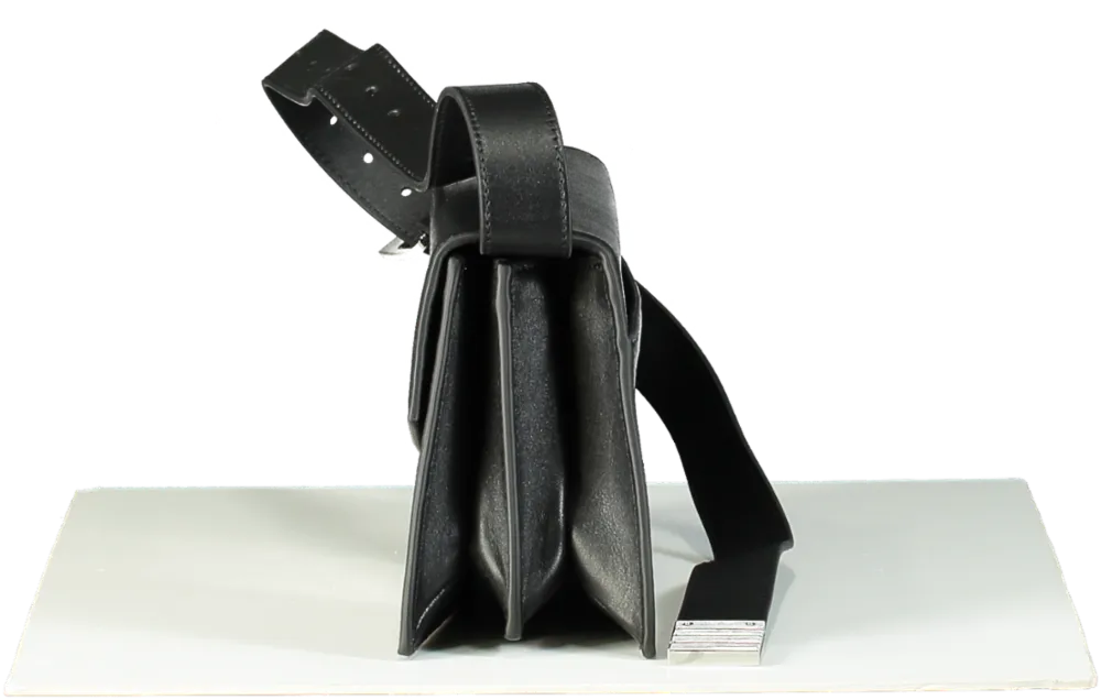 David Koma Black DK City Leather Bag