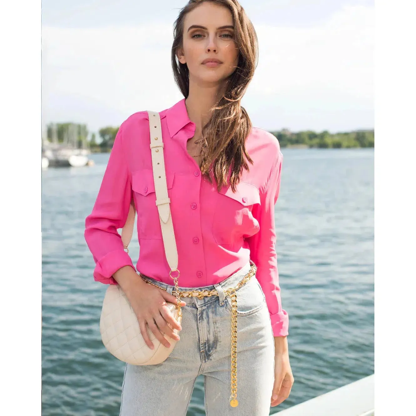 DAVINA BAG - MARBLE NAPPA