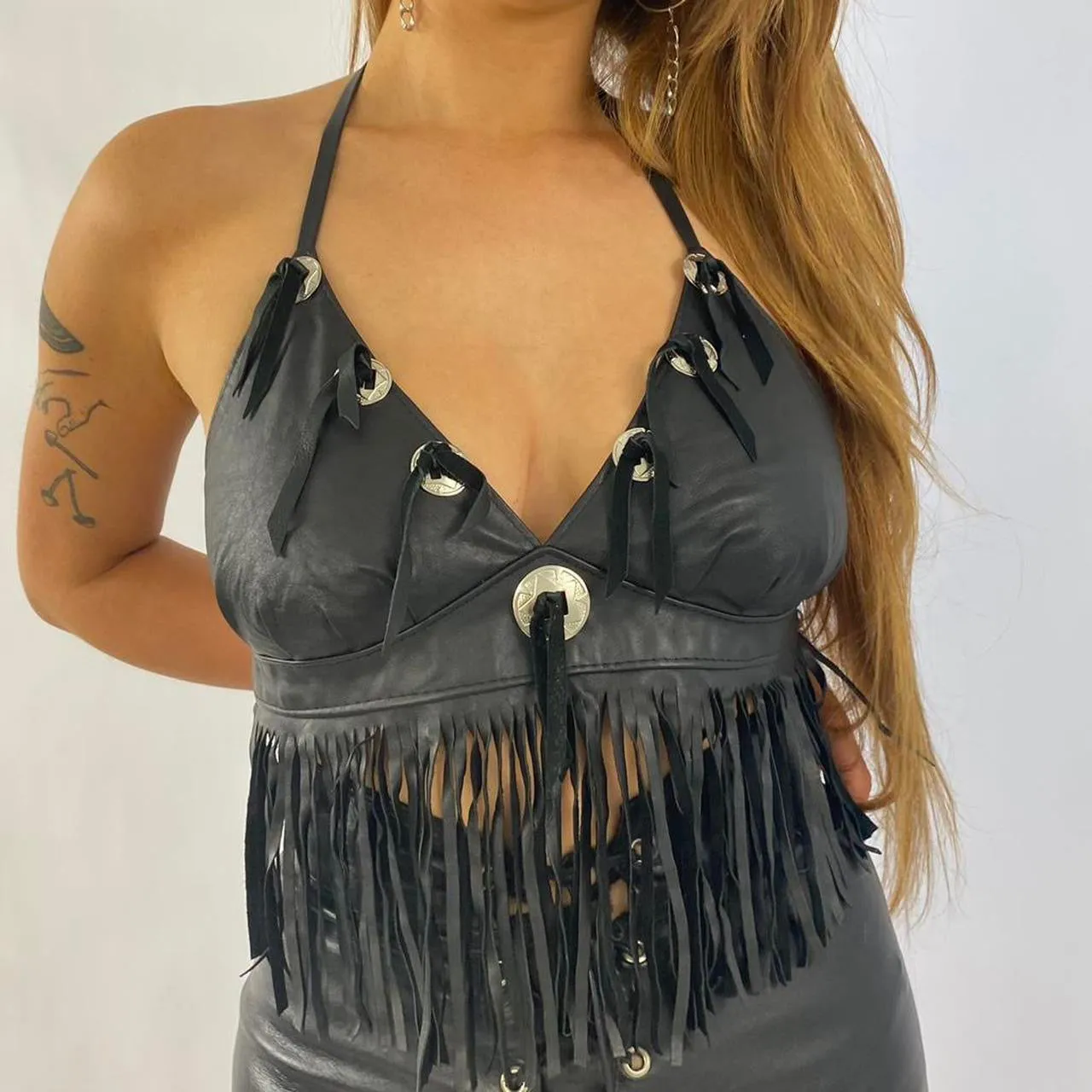 Deadstock 90’s leather halter