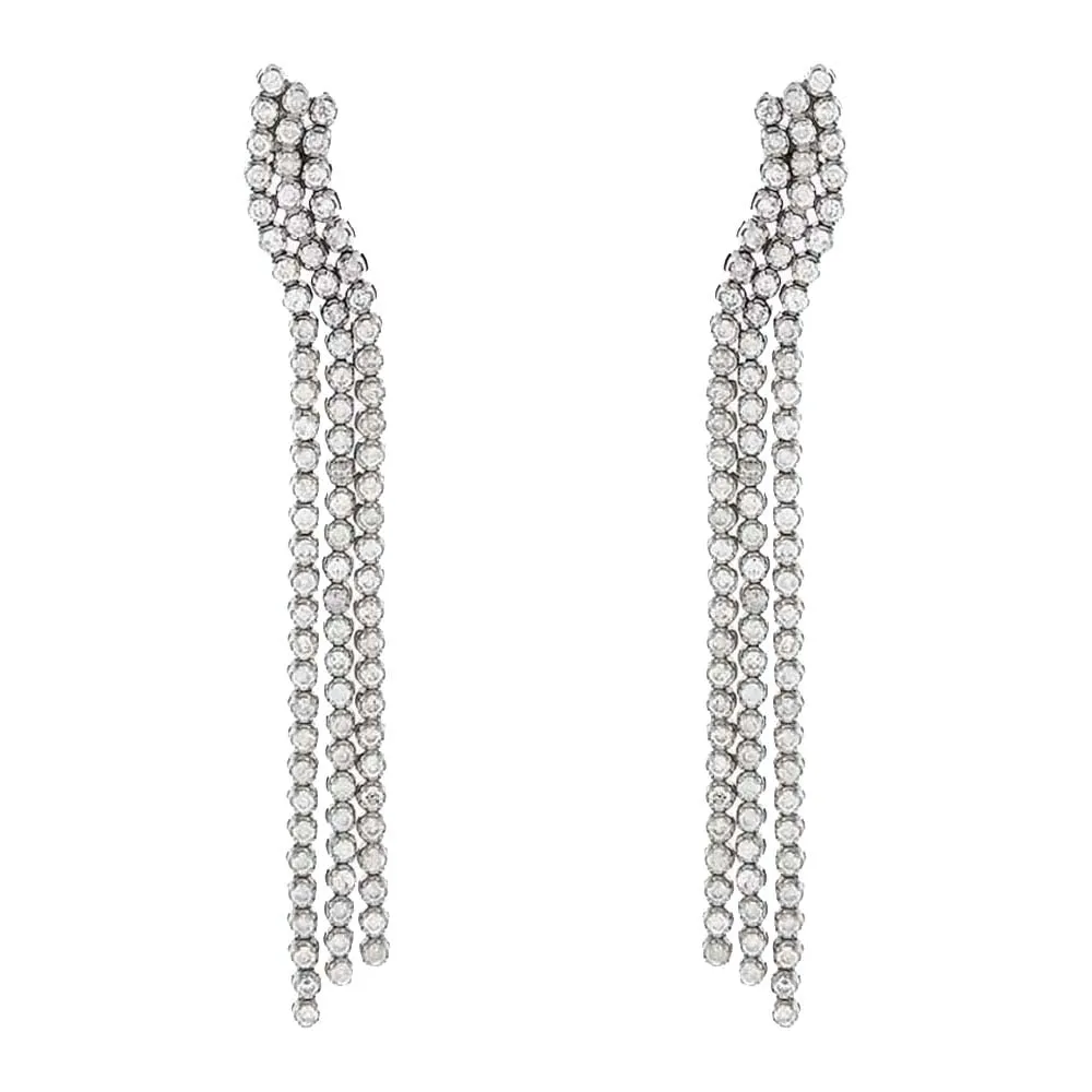 Diamond Tassel Earring 14K