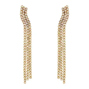 Diamond Tassel Earring 14K