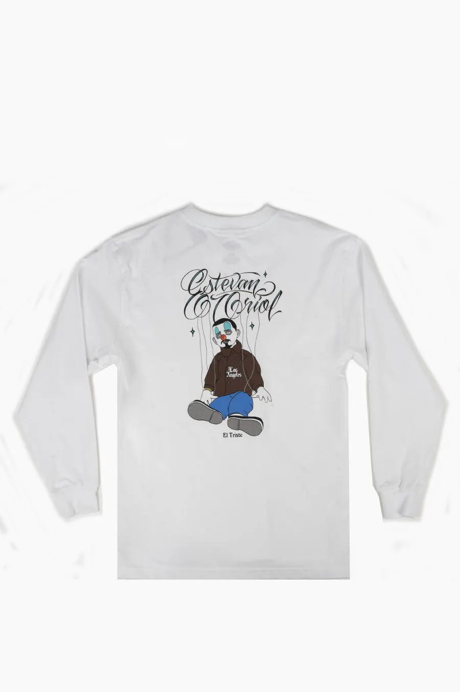 DICKIES X ESTEVAN ORIOL EL TRISTE PUPPET STRINGS L/S WHITE
