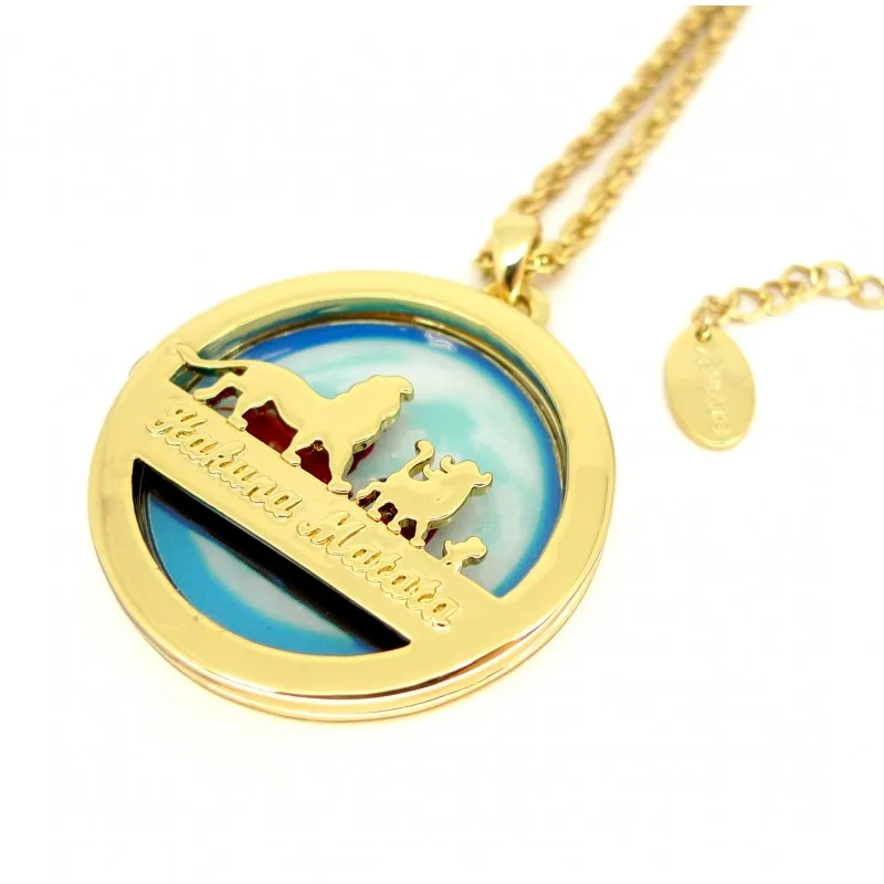 Disney by Couture Kingdom The Lion King Hakuna Matata Locket Style Necklace