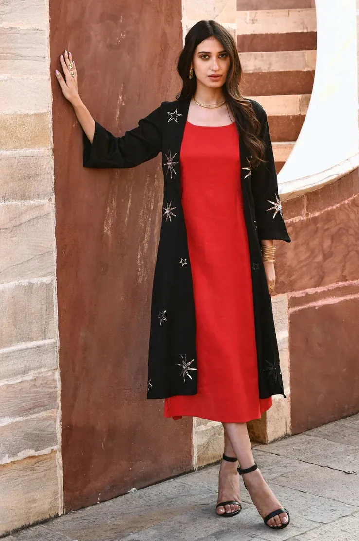 Diyaa High Slit Slip Dress