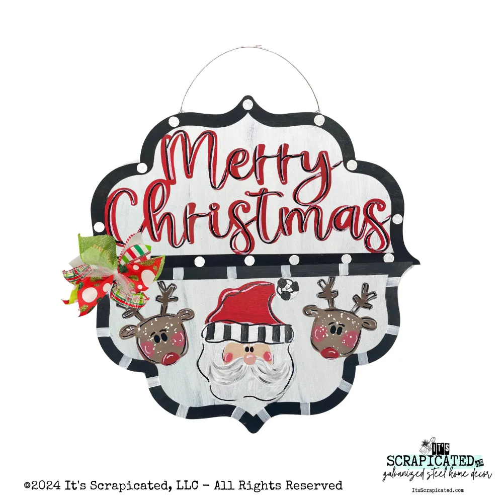 Door Candy™ Bottom - Santa and Reindeer