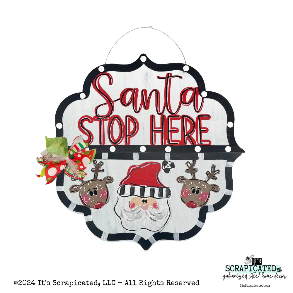 Door Candy™ Bottom - Santa and Reindeer