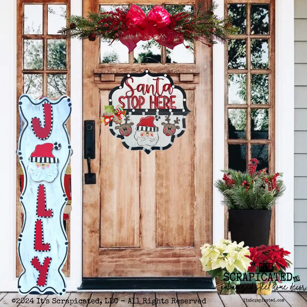 Door Candy™ Bottom - Santa and Reindeer