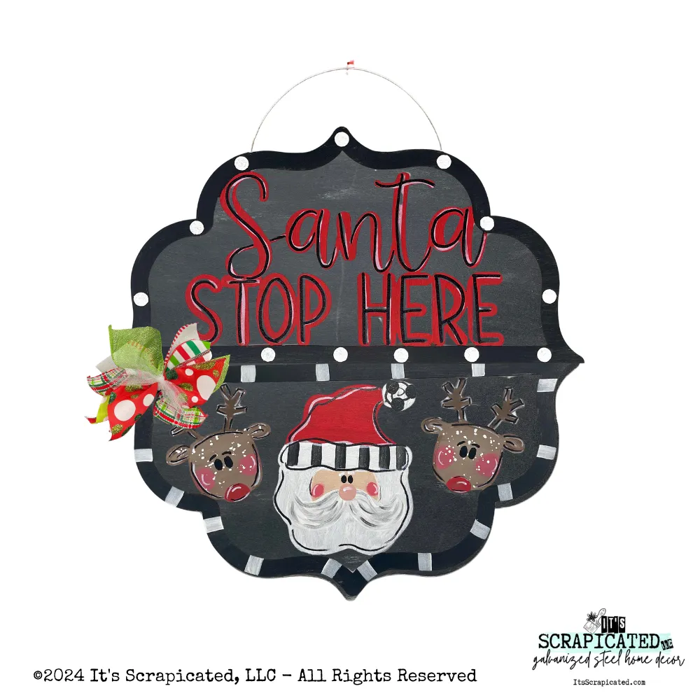 Door Candy™ Bottom - Santa and Reindeer