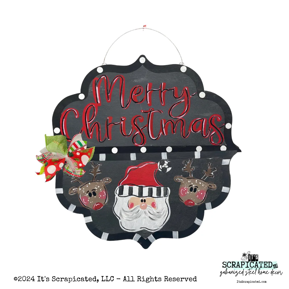 Door Candy™ Bottom - Santa and Reindeer
