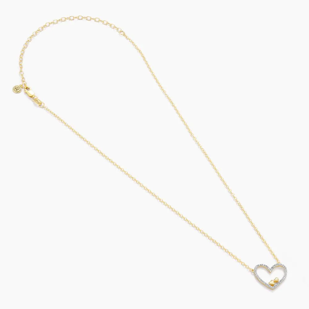 Double The Love Pendant Necklace