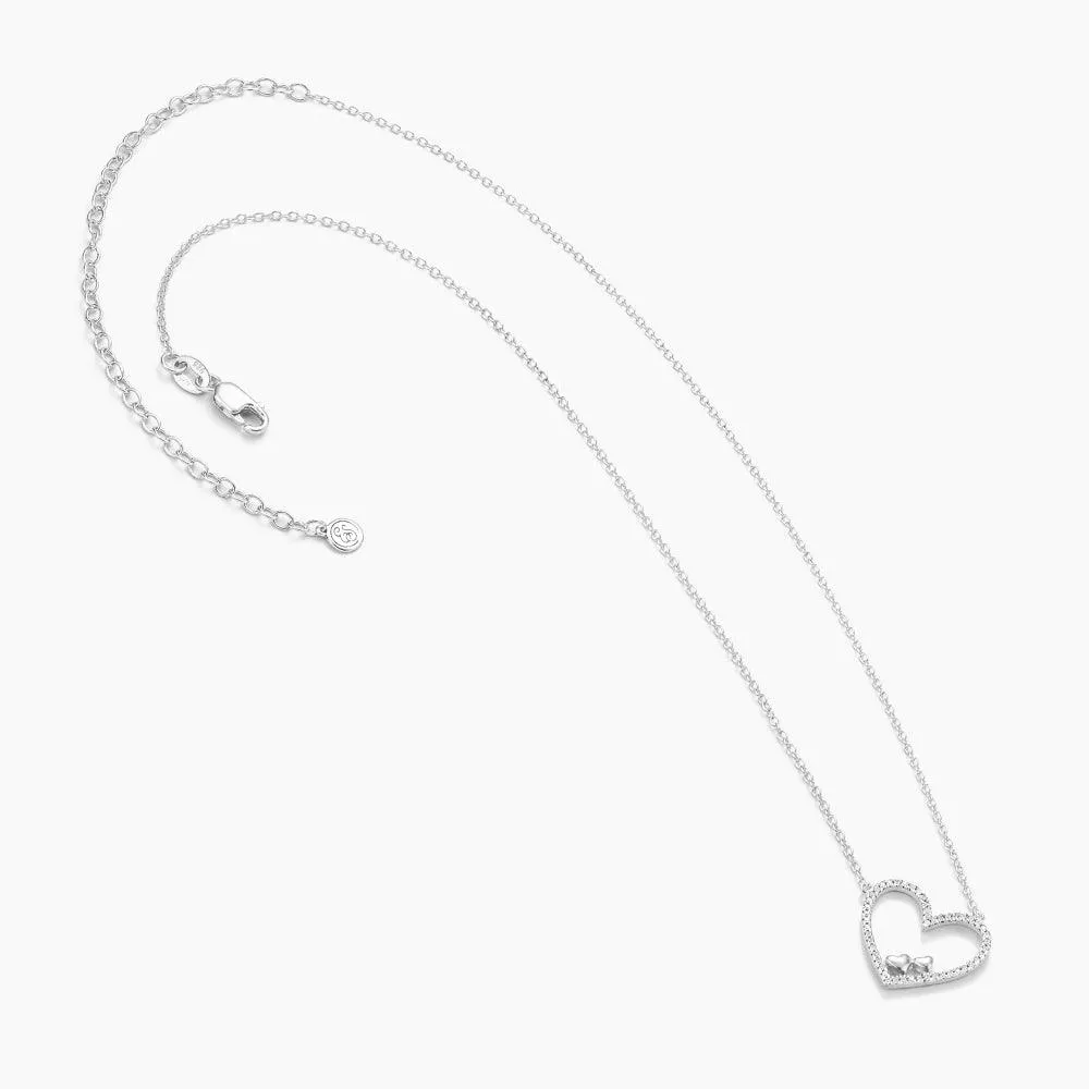 Double The Love Pendant Necklace