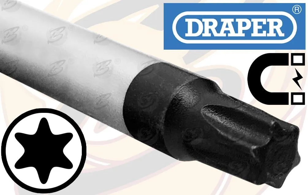 DRAPER 11PCS MAGNETIC SCREWDRIVER SET ( SLOTTED - PHILLIPS - POZIDRIVE - TORX )