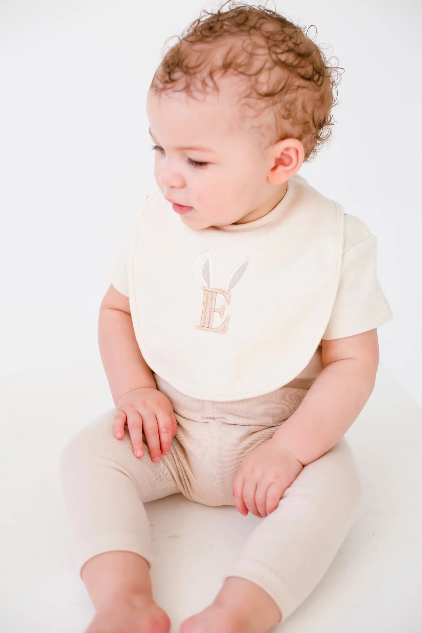 Easter Bunny Bib - Embroidered