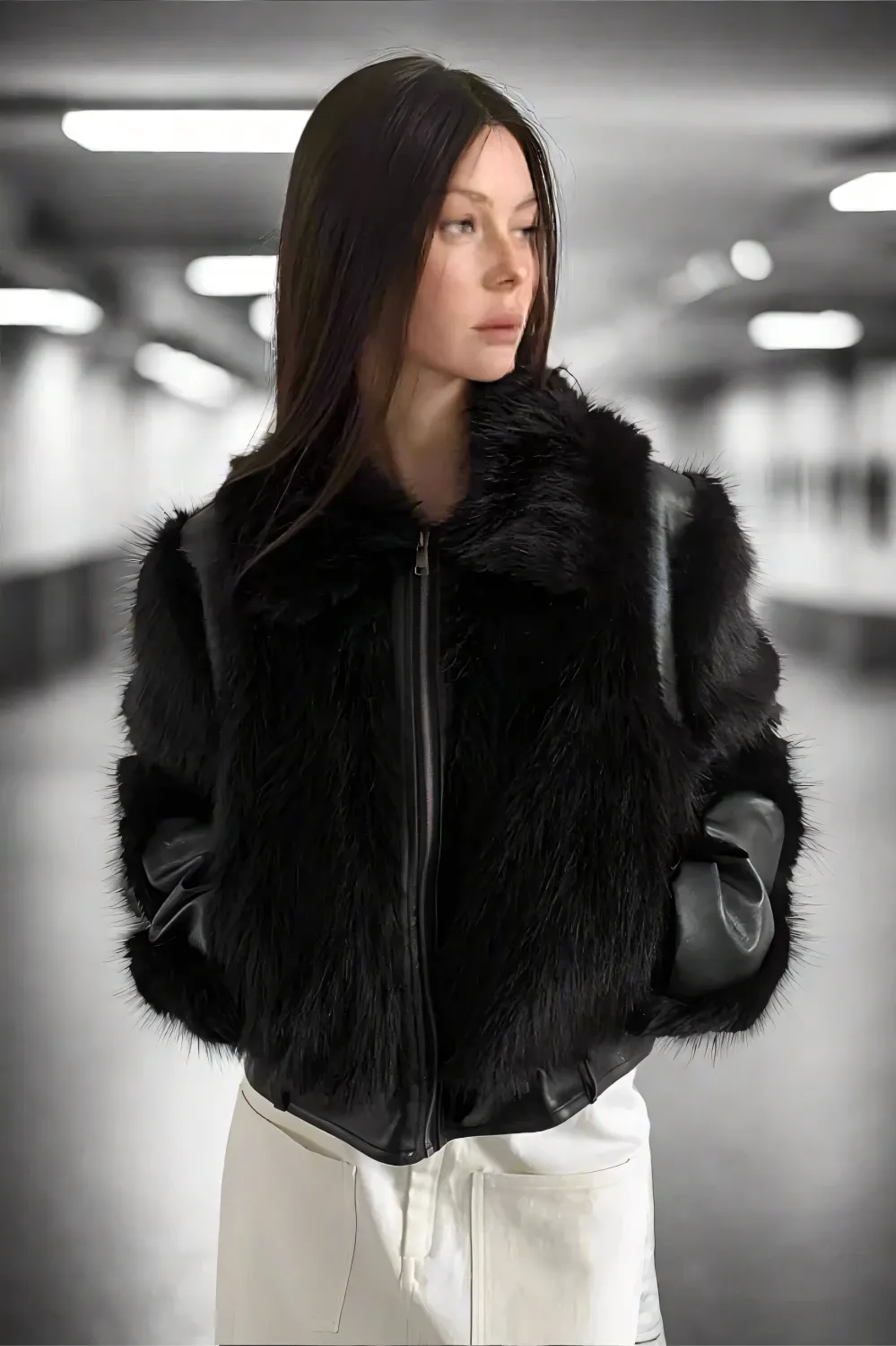 Eclipse Shadow Fur Jacket