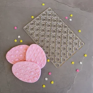Egg & Daisy Background Fondant Debosser