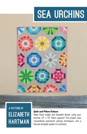 Elizabeth Hartman - Sea Urchins - Quilt & Pillow Pattern