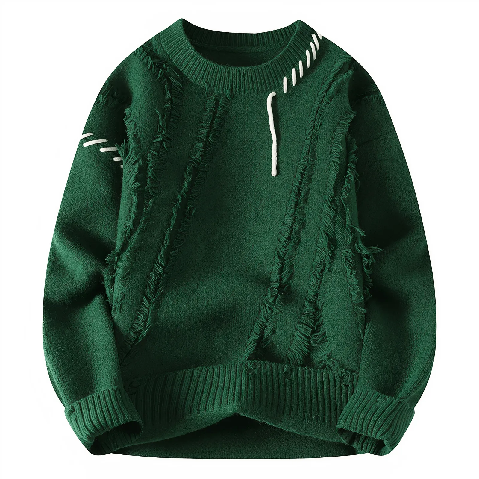 Eloise - Knitted patchwork jumper