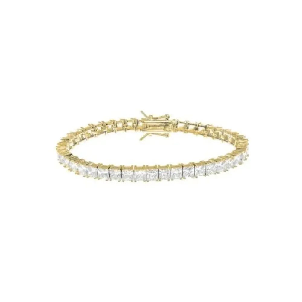 Emerald CZ Tennis Bracelet