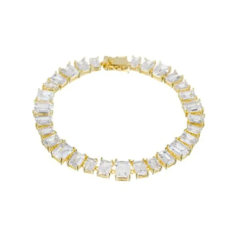 Emerald CZ Tennis Bracelet