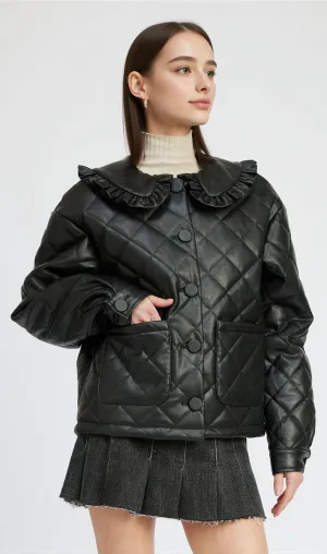 Emerson Black Leather Jacket