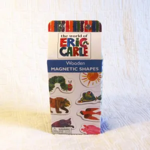 Eric Carle Wooden Magnetic Shapes, 35 Colorful Pieces, Ages 3 