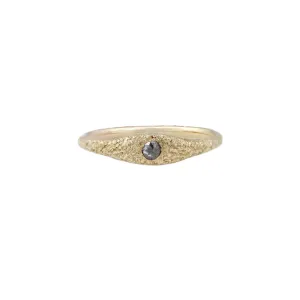 Erin Cuff - Salt and Pepper Diamond Mini Desert Flush Set Ring