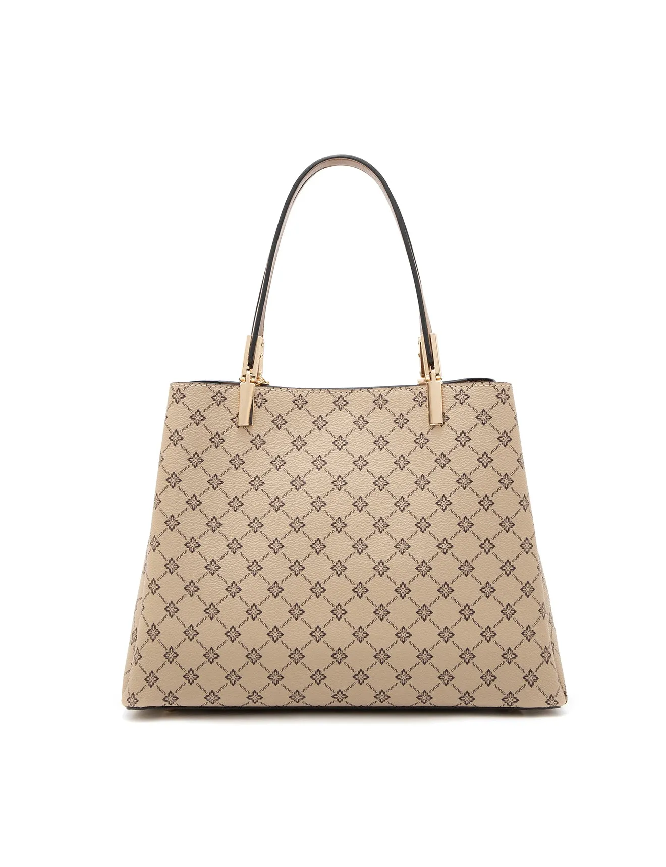 ESTELLE VEGAN TRIPLE COMPARTMENT BAG- XB-2348-BEI-NEW IN