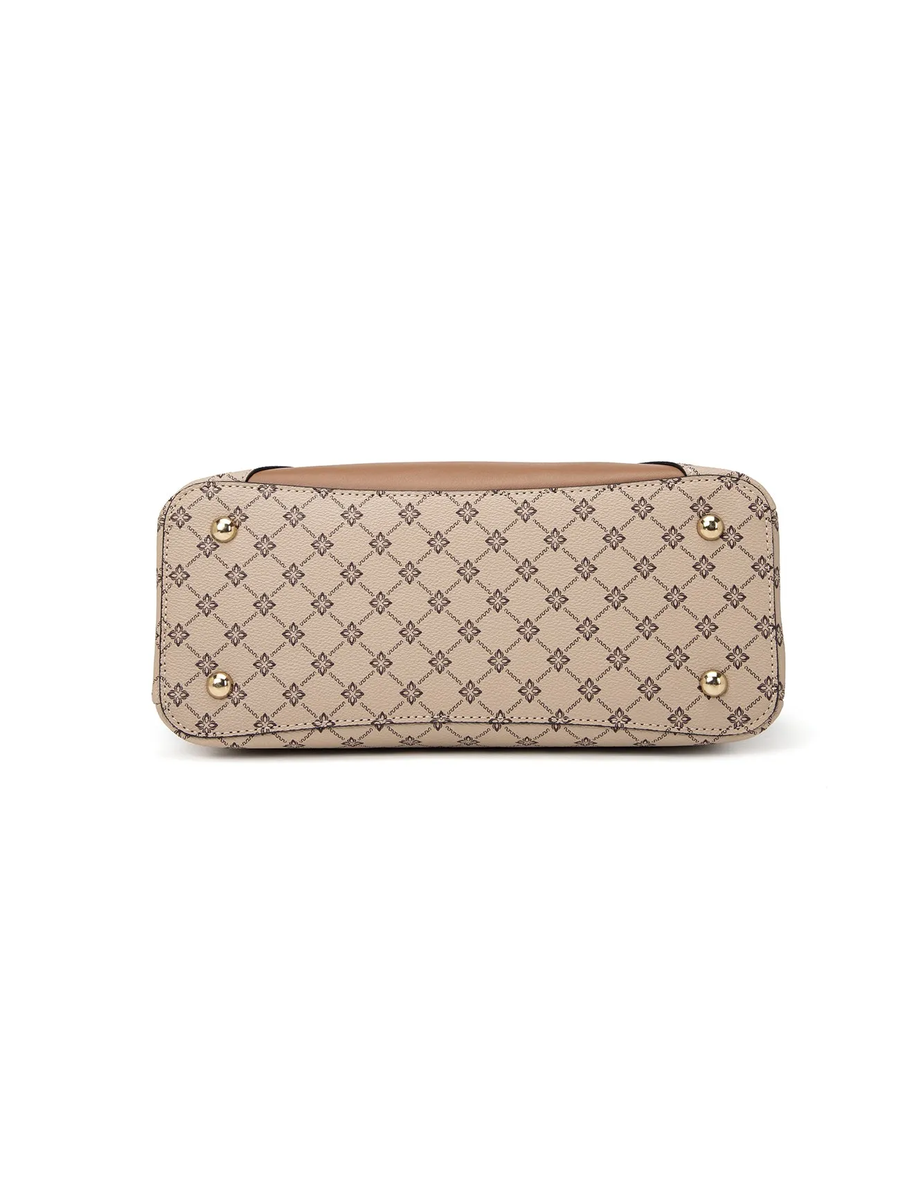 ESTELLE VEGAN TRIPLE COMPARTMENT BAG- XB-2348-BEI-NEW IN