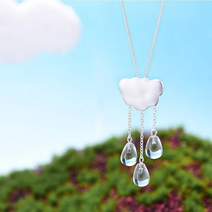 Ethnic Cloud Long Tassel Pendant