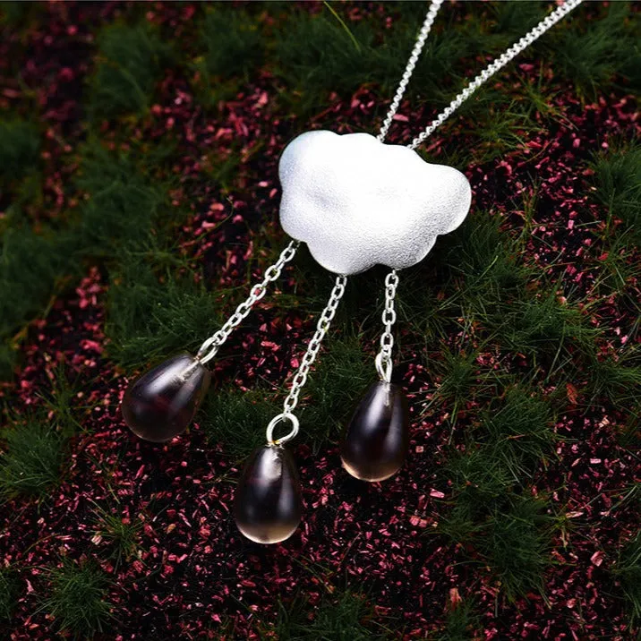 Ethnic Cloud Long Tassel Pendant