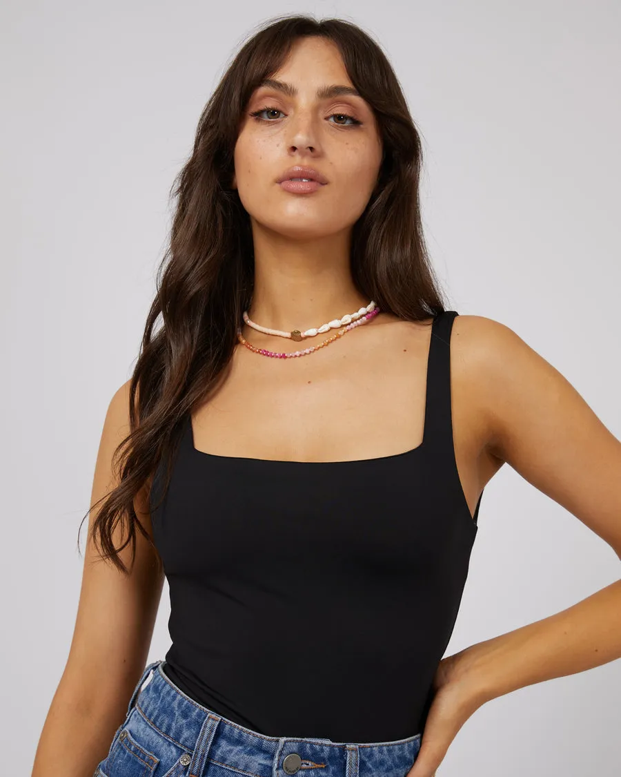 Eve Staple One Piece | Black