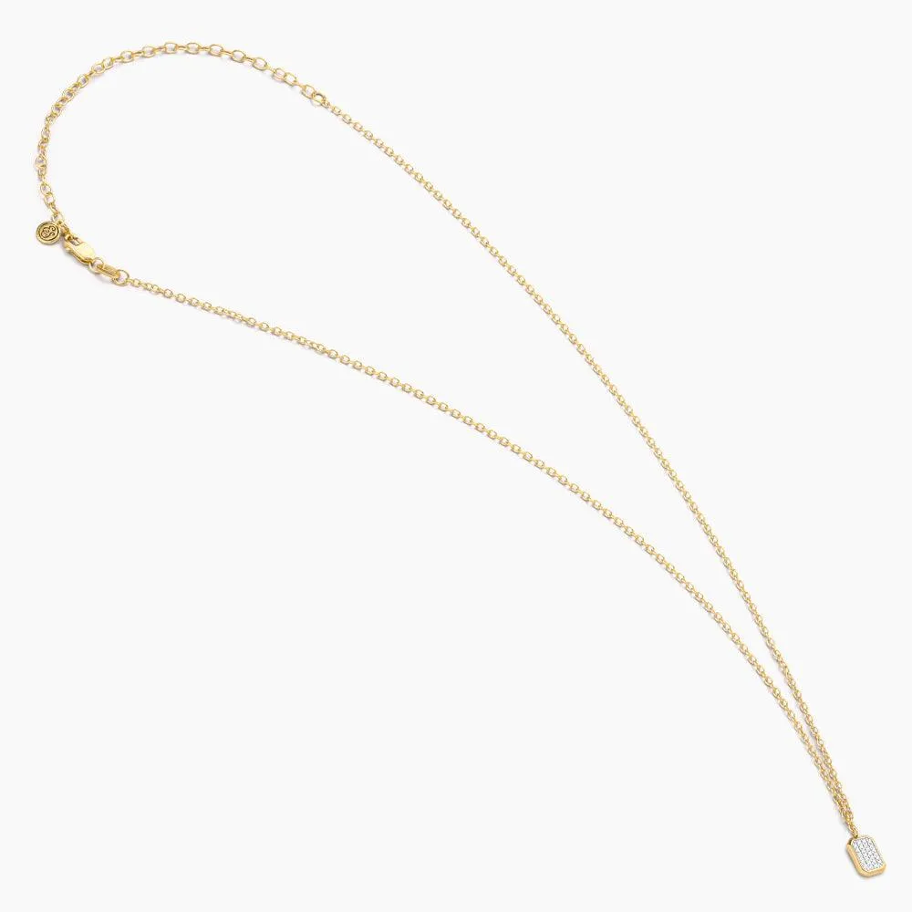 Even Emerald Pendant Necklace