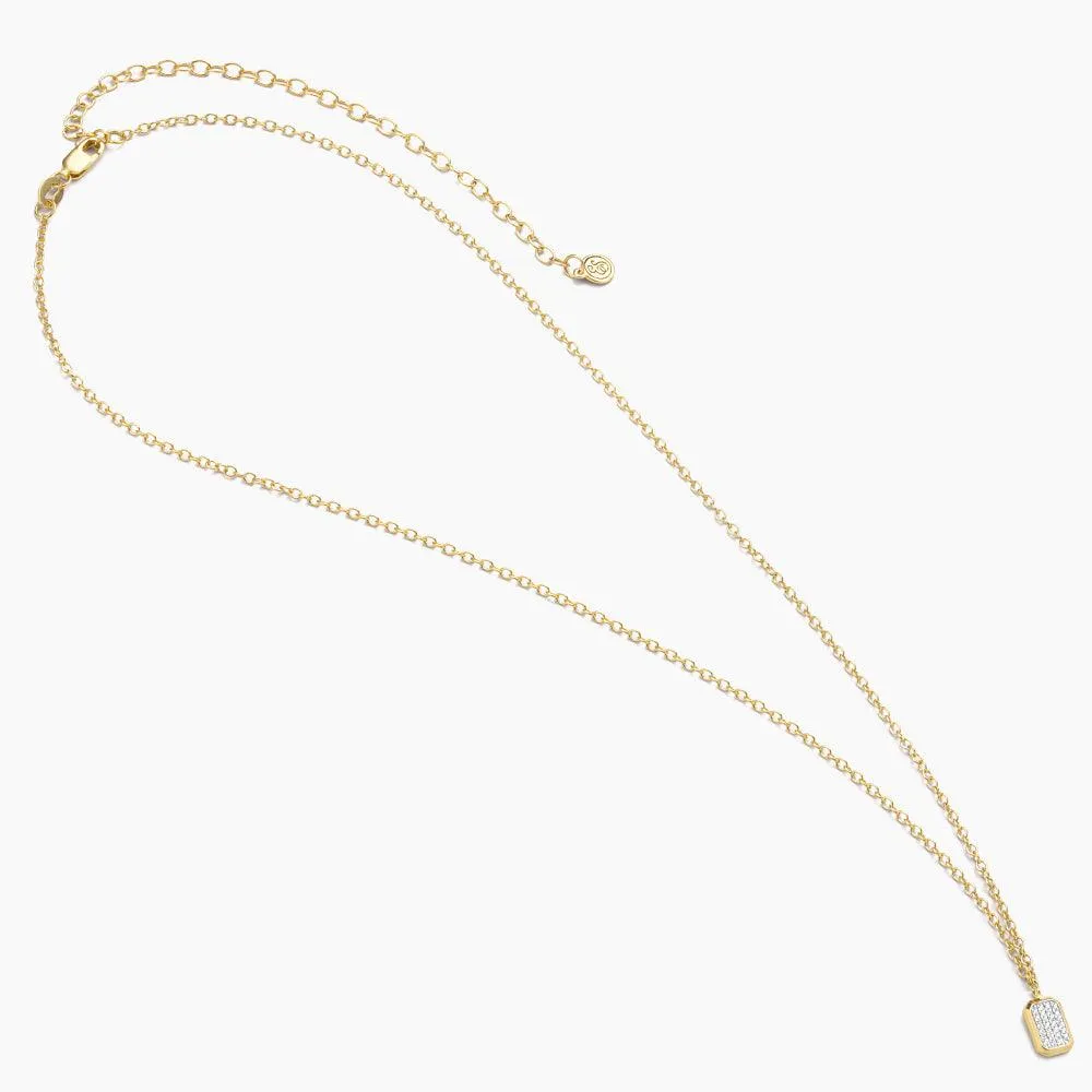 Even Emerald Pendant Necklace