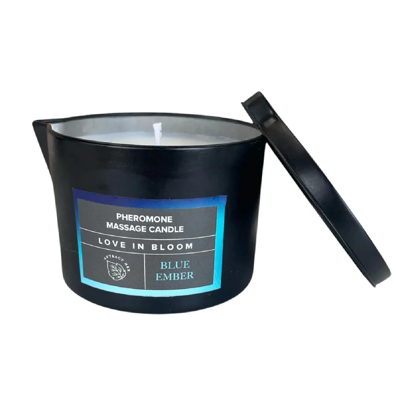 Eye Of Love Blue Ember Pheromone Massage Candle - To Attract Her