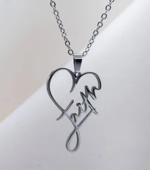 Faith/Heart Necklace - Eden Merry Necklace