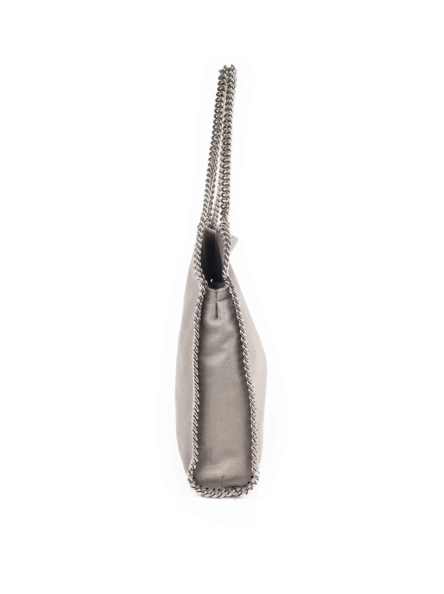 Falabella Shaggy Deer Small Tote - Light Gray