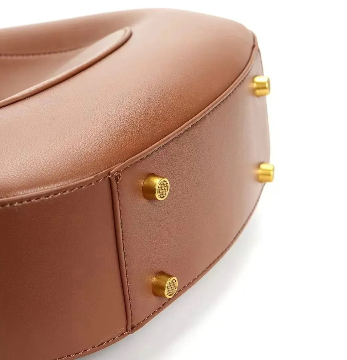 Fallon Shoulder Half moon Bag - Mocha