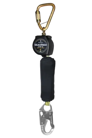 FallTech 72906SC1 6' Arc Flash Mini Personal SRL with Steel Snap Hook, Includes Steel Dorsal Connecting Carabiner