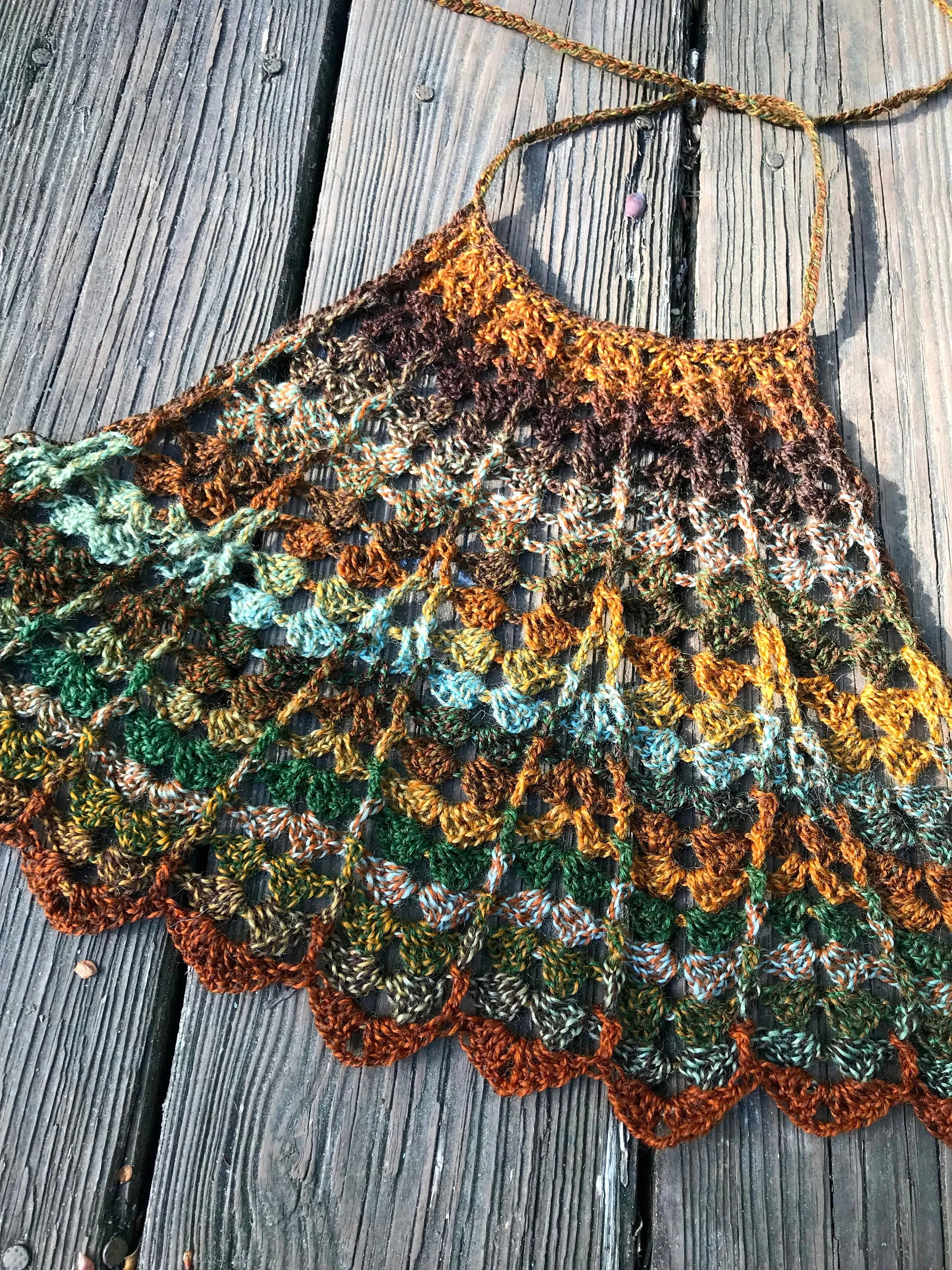 Fern Crop Top - Crochet Pattern