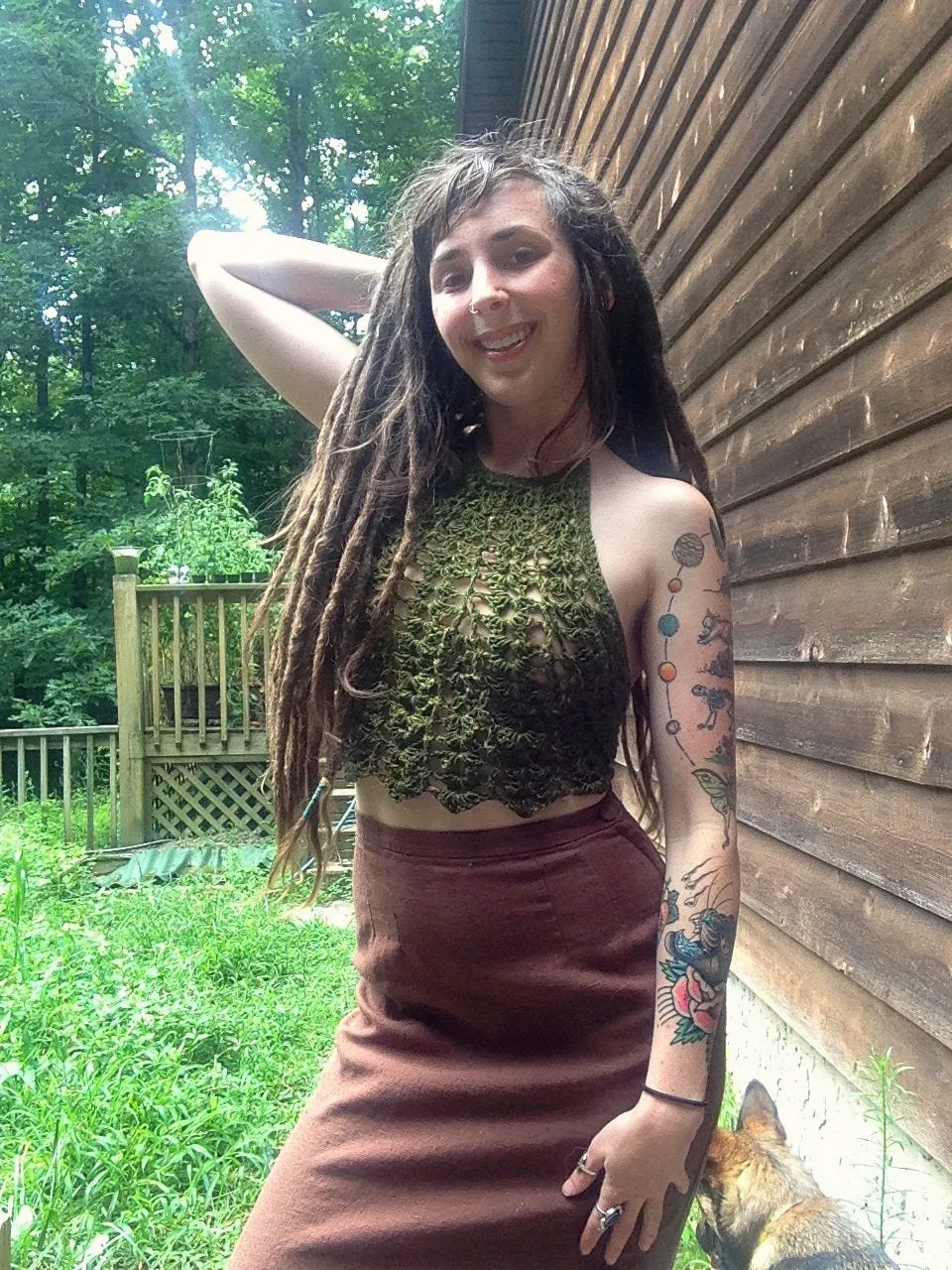 Fern Crop Top - Crochet Pattern