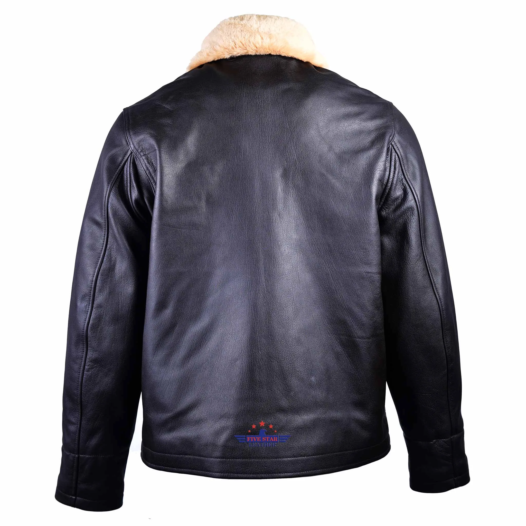 Fivestar Leather Repro Type N1 Deck Flight Jacket Goat Seal Brown