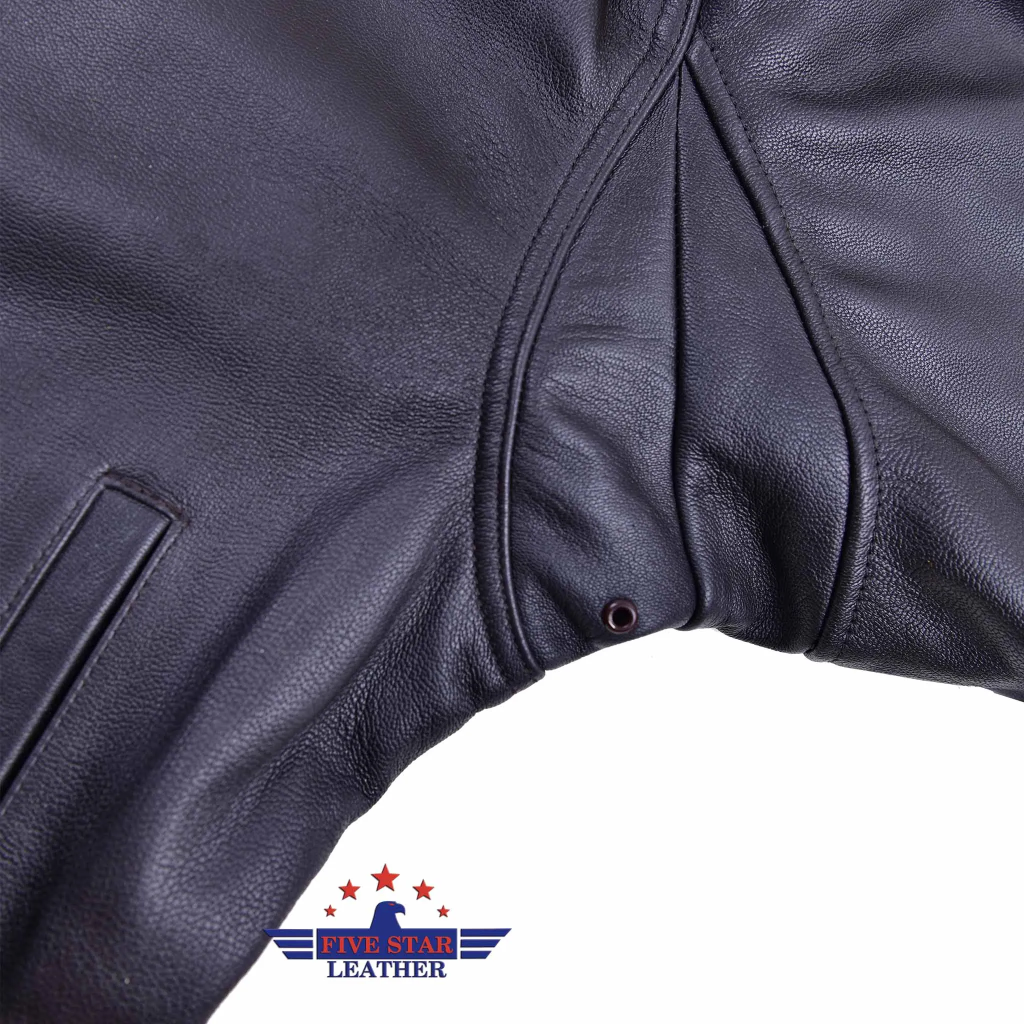 Fivestar Leather Repro Type N1 Deck Flight Jacket Goat Seal Brown