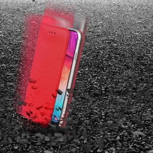 Flip Cover - Magnetyczne Etui Książkowe - Samsung Galaxy S24 Ultra - Czerwony