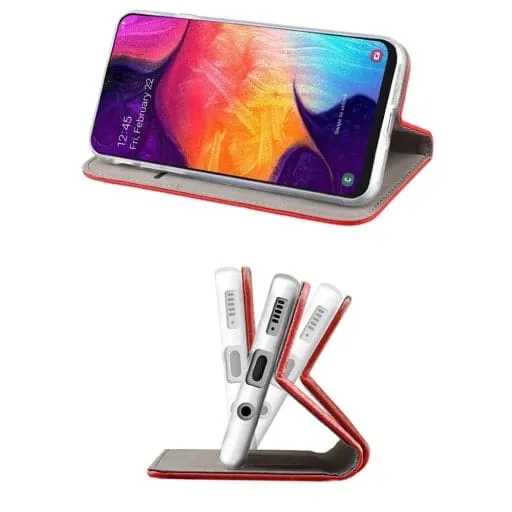 Flip Cover - Magnetyczne Etui Książkowe - Samsung Galaxy S24 Ultra - Czerwony
