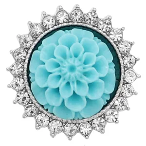 Floral Resin Ring Jewelry Snap